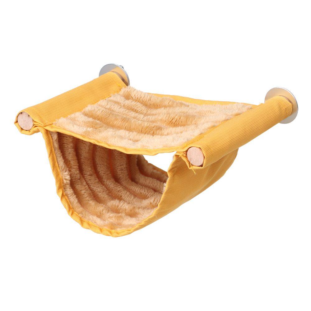 

Хорёк Крыса Плюшевая Подвесная Клетка Для Хомяка Домашний Гамак Кровати Для Белок Домашний Спальный Мешок S жёлтый