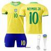 Zestaw koszulek domowych/wyjazdowych Brazylii na Copa América 2024: Neymar, Vinícius, Raphinha #10