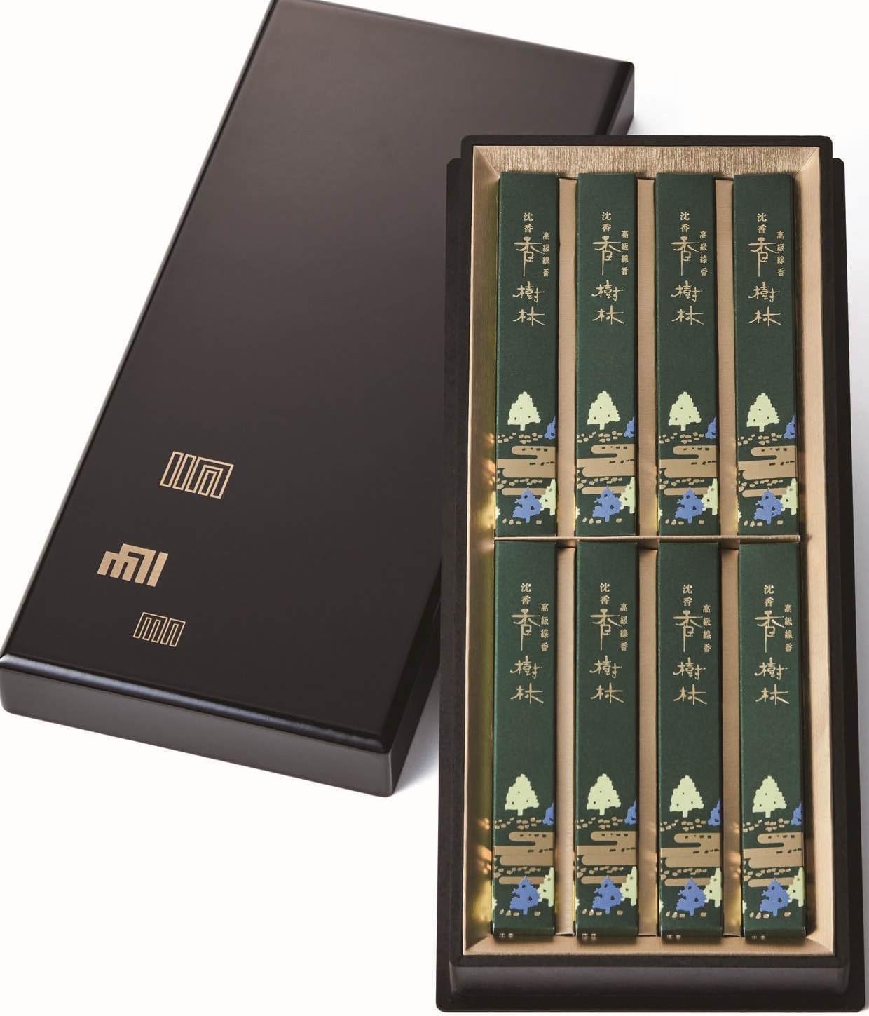 

Gyokushodo Incense Sticks, Agarwood Forest, Short, 8-Box Set, Lacquered Box #6533