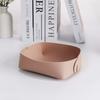 Nordic Minimalist Leather Desk Organizer With Foldable Design For Home Office And Study