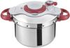 Tefal Pressure Cooker 6L For 4 To 6 People IH Gas Fire Compatible Easy 10 Year Warranty Minute Easy Ruby P4620769 Open/Close "Crypso Red"