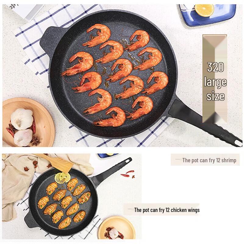 COOKER KING Maifan Stone 32cm Non-Stick Frying Pan
