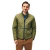 BrooksBrothers Men's Diamond Quilted Embroidered Jacket