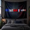 Personalized Tapestry Wall Hanging France National Football Team Pattern Art Background Cloth