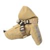 Waterproof Hooded Raincoat Small To Medium Dogs With Reflective Stripes Leash Clip