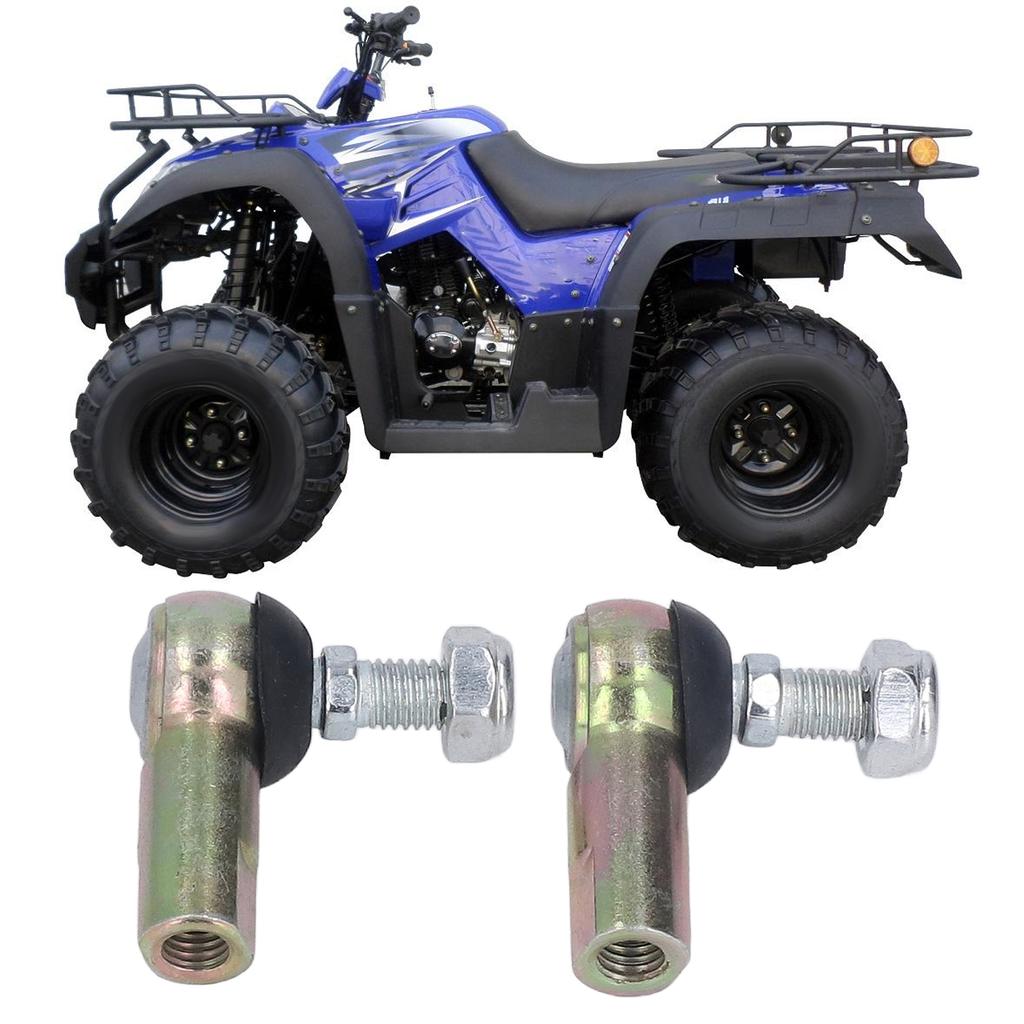 2 Pcs Tie Rod End M10 10mm Sway Bar Ball Joint Set for 50cc 70cc 90cc 110cc 125cc ATV Scooter Karting Motocross