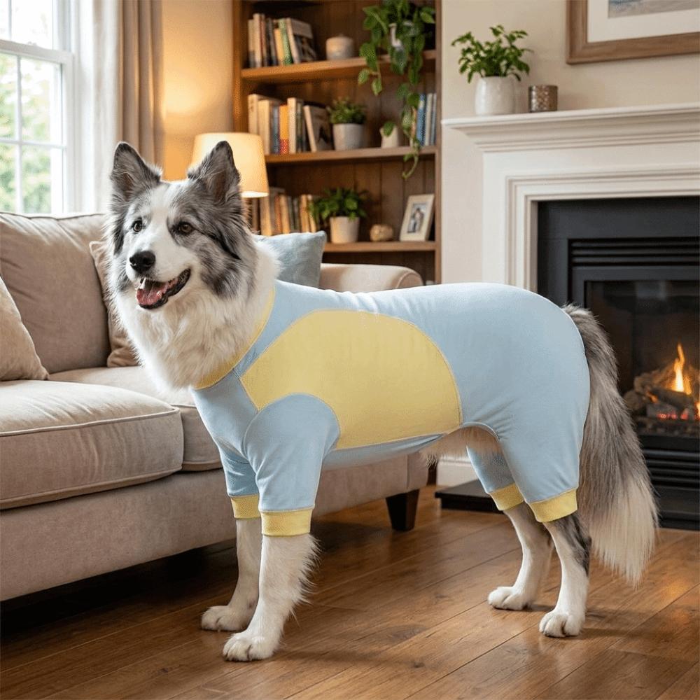 Sun Protection Cooling Dog Jumpsuit Thin Breathable Cooling Suit Dog Sunscreen Costume  Hiking