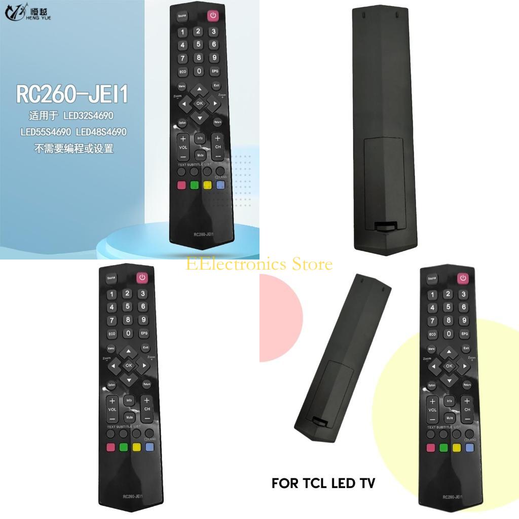 B03C Updated RC260JEI1 Remote Control for LED32S4690 LED55S4690 LED48S4690 TVs Convenient and Reliable Remote Control