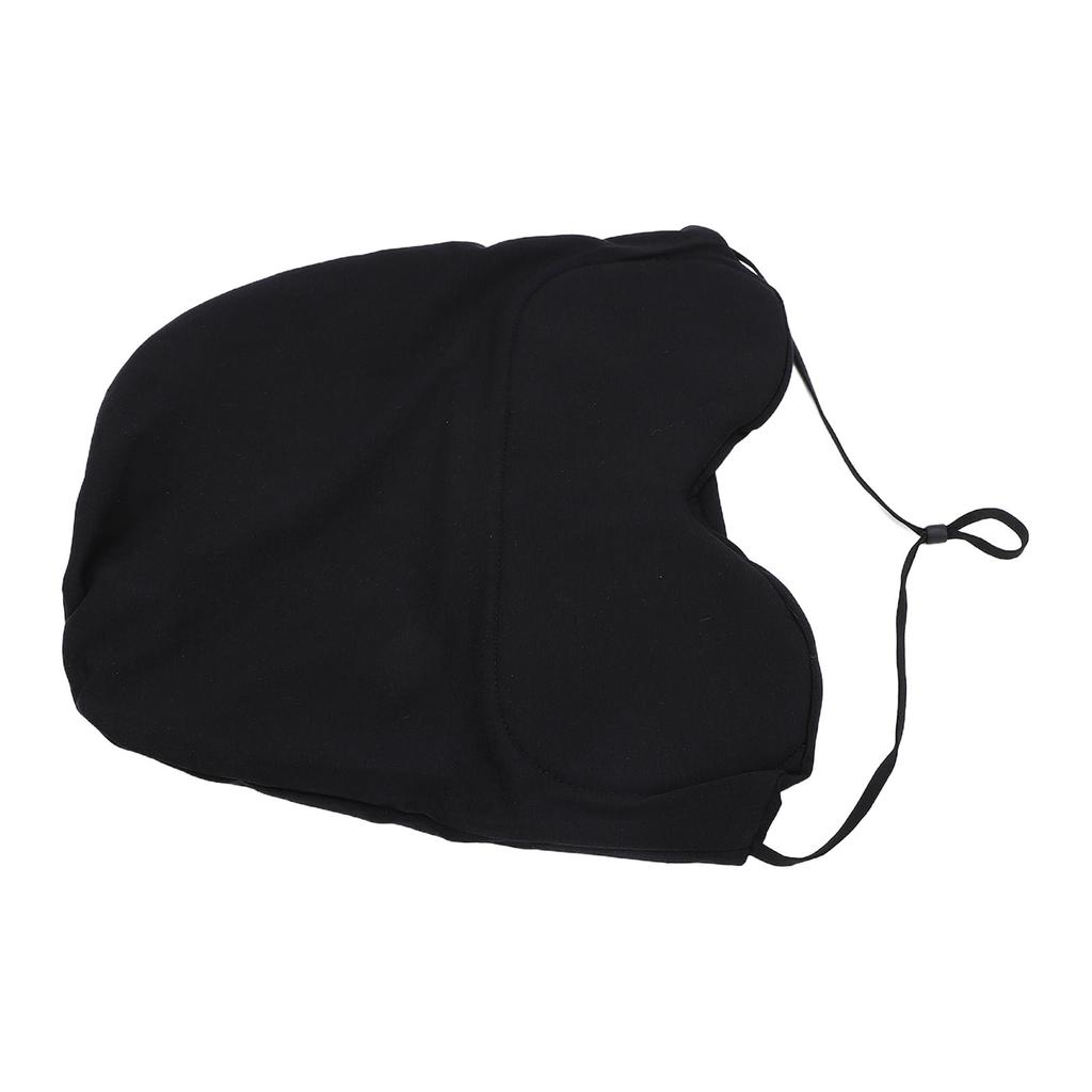 Touca de Dormir Blackout com Cobertura para Olhos Bloqueia Luz à Prova de Vento Macia Touca Blackout para Dormir ou Tirar um Cochilo para Viagem Cochilo Preto