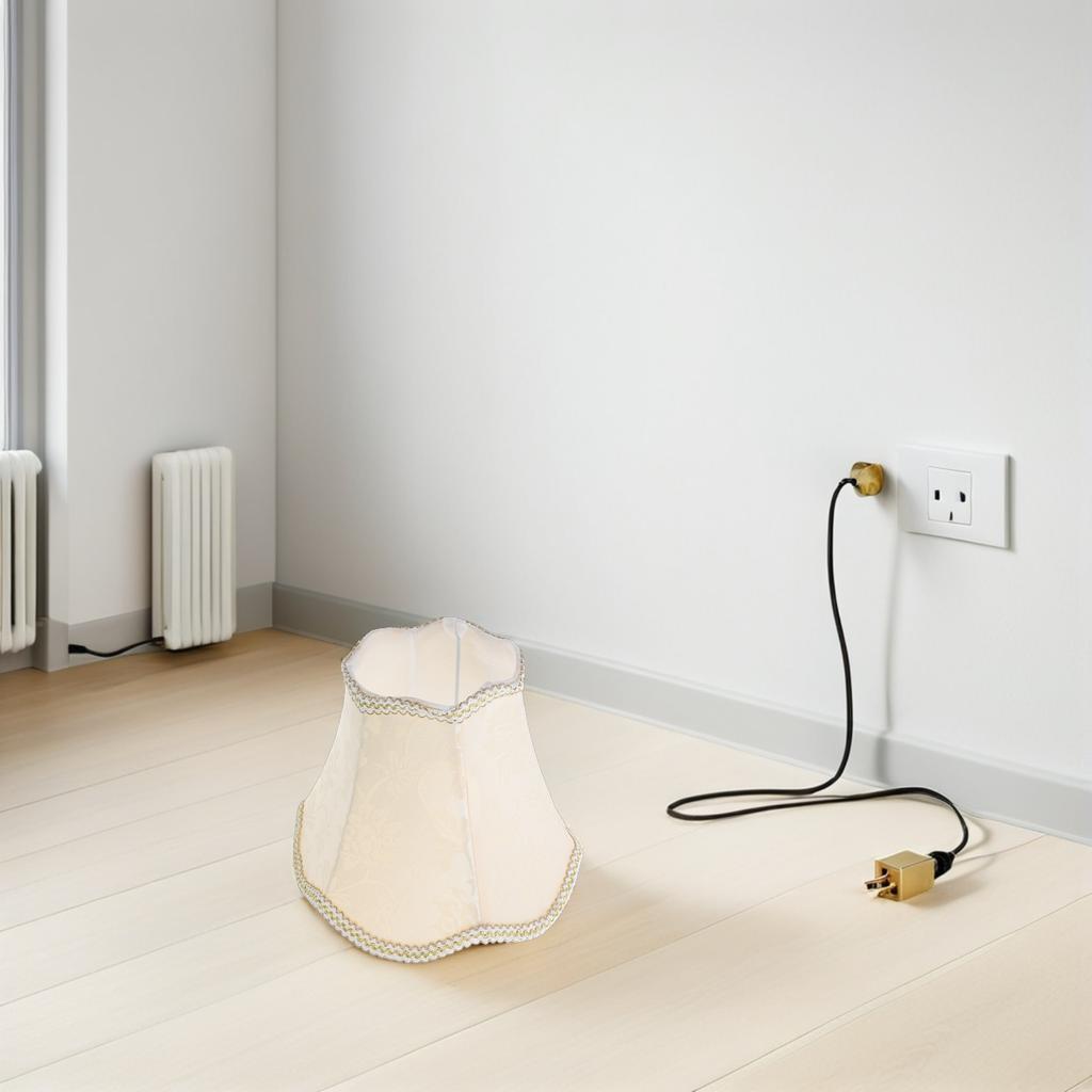 European Fabric Lampshade 5" Tops 10" Bottom 8" High Bell Shade For Wall Table Floor Lamps Living Room Bedroom Replacement