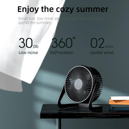 

Desktop Fan Small Quick Cooling Mute Large Airflow Mini Fan Office Supplies