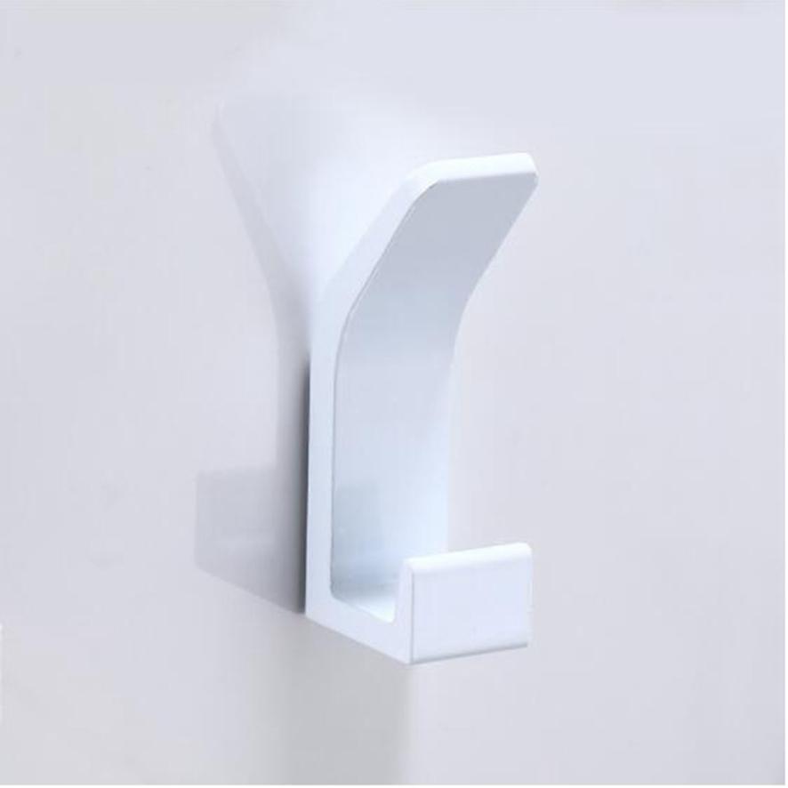 Multifunctional Invisible Kitchen Bathroom Door Storage Hook Wall Mounted Coat Hooks for Hanging Clothes Towel Keys Hats