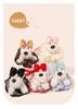 Cute West Highland Terrier Puppy Plush Keychain Bag Charm Gift for Girls