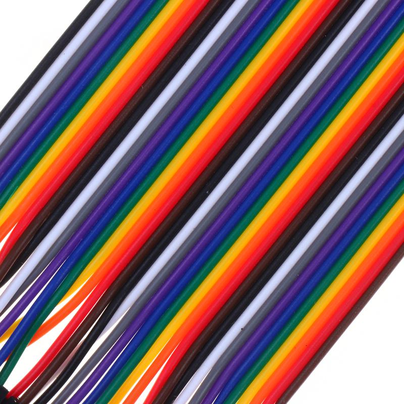 Insulated Multicolored Jumper Wires 15CM 20CM Male To Male Female To Female Male To Female for DIY Electronic Circuit Breadboard Use