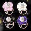 Korean Cartoon Pearl Brooch & Camellia Corsage with Crystal Diamond Scarf Buckle