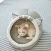 Ganzjahres-Universal-Halbgeschlossenes Katzenbett im Winter Warm Kleiner Hundezwinger Katzenzwinger Haustierbedarf