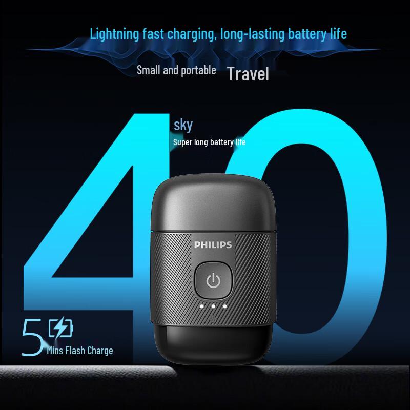 Philips Pebble-Shaped Portable Electric Shaver