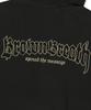 Brownbreath Oxford Hood Zip Up - Black