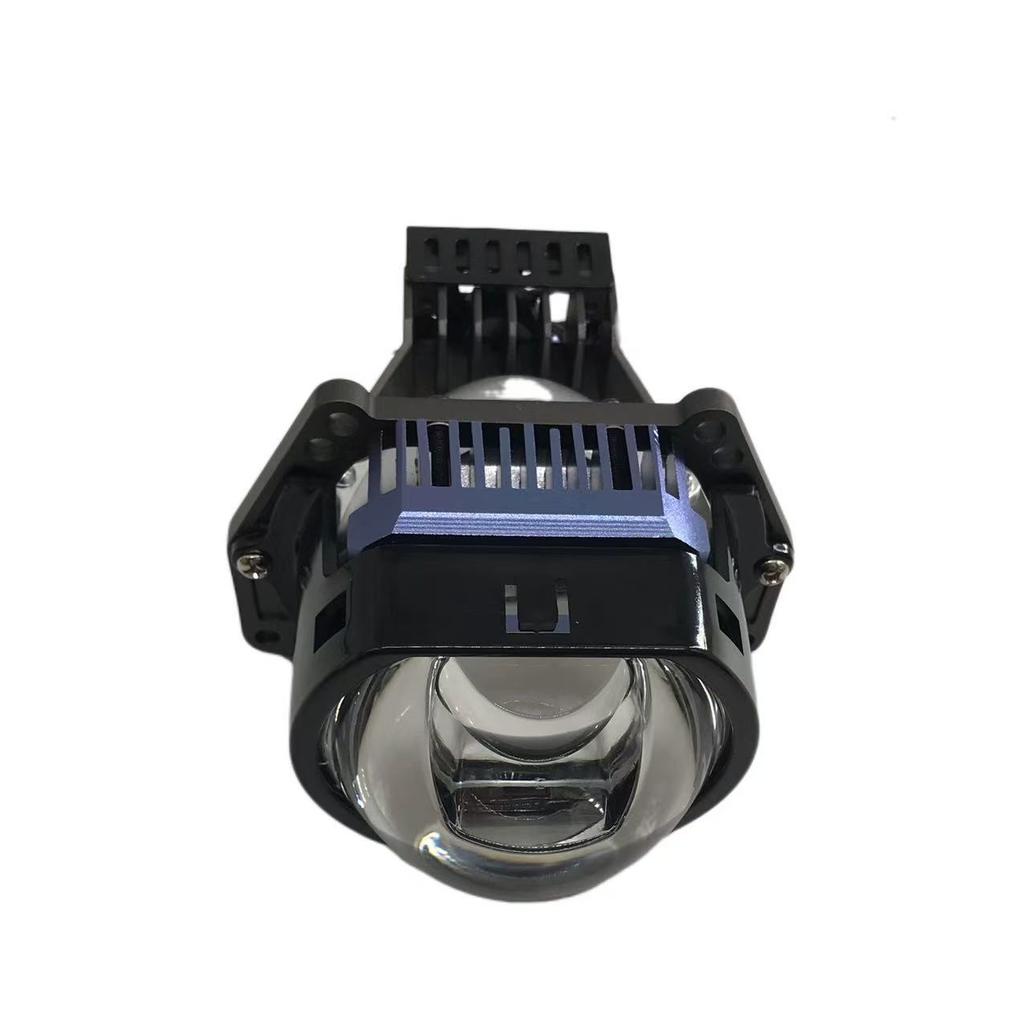 F75 Car Led Headlight Square 3 Inch Double Light Lens Ultra Bright High Beam Low Beam Laser Lens 75W High Power
