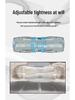 Double-Headed Transparent Airplane Cup for Gay Men: Interactive Masturbation Trainer with Manual Rotation.