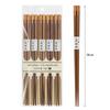 5 Pairs Chinese Chopstick Set Patchwork Walnut Wood Chopsticks Sushi Sticks Korean Chopsticks Japanese Chop Stick Wooden Cutlery