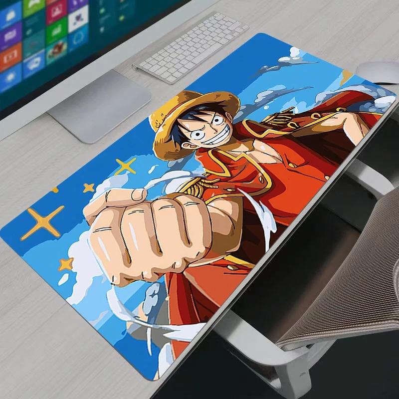 

One Piece Luffy Gaming Gamer Large Mouse Pad Keyboard NonSlip Rubber Computer Carpet Desk Mat PC Gamer MousePad Youth Gifts 30x60x0.2cm