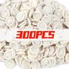 100/300PCS White Disposable Latex Finger Covers Non-slip Anti-static Finger Cots Fingertip Protector Thumb Sleeve Nail Art Tools