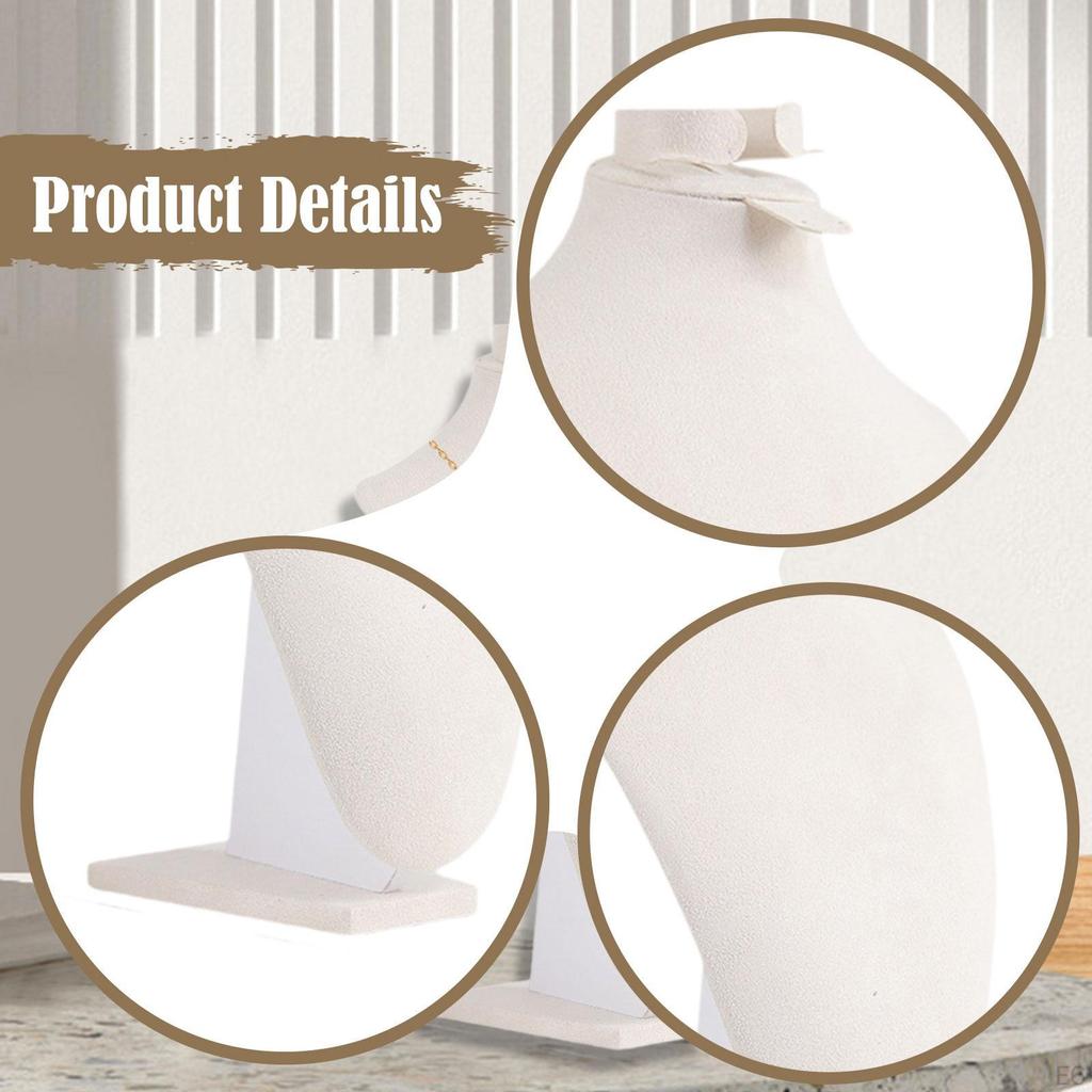 Schmuckständer Halter Dekoration Stilvoller Halsketten Büsten Organizer für Arbeitsplatte Schminktisch