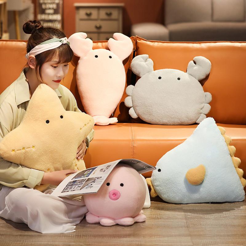 Octopus Crab Star Animal Plush Marine Organism Children Birthday Gifts Doll
