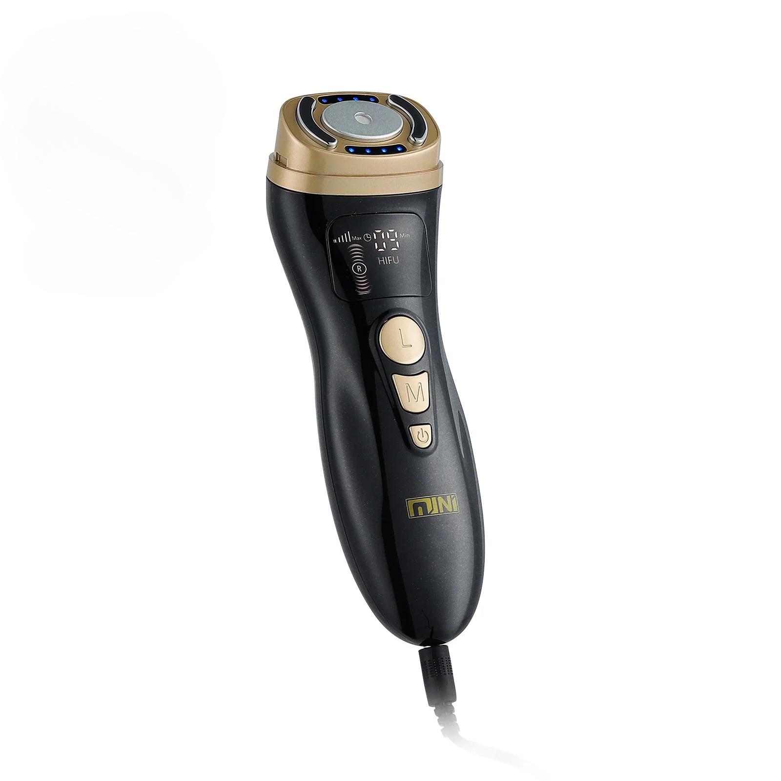 

Мини HIFU Аппарат Ультразвуковой RF EMS HIFU Подтяжка Лица Укрепление Кожи Устройство для Лица Подбородок Шея Глаза Массажер Против Морщин Домашнее Использование EU Plug чёрный