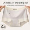 Women's Spring and Autumn Cotton Non  Trace Bag Hip Anti Go Out of Light Not Roll The Edge of The Waist Flat Angle Underwear