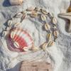 Summer New Beach Vacation Style White Shell Starfish Choker Necklace for Women's Jewelry Bohemian Ocean Elements Necklace