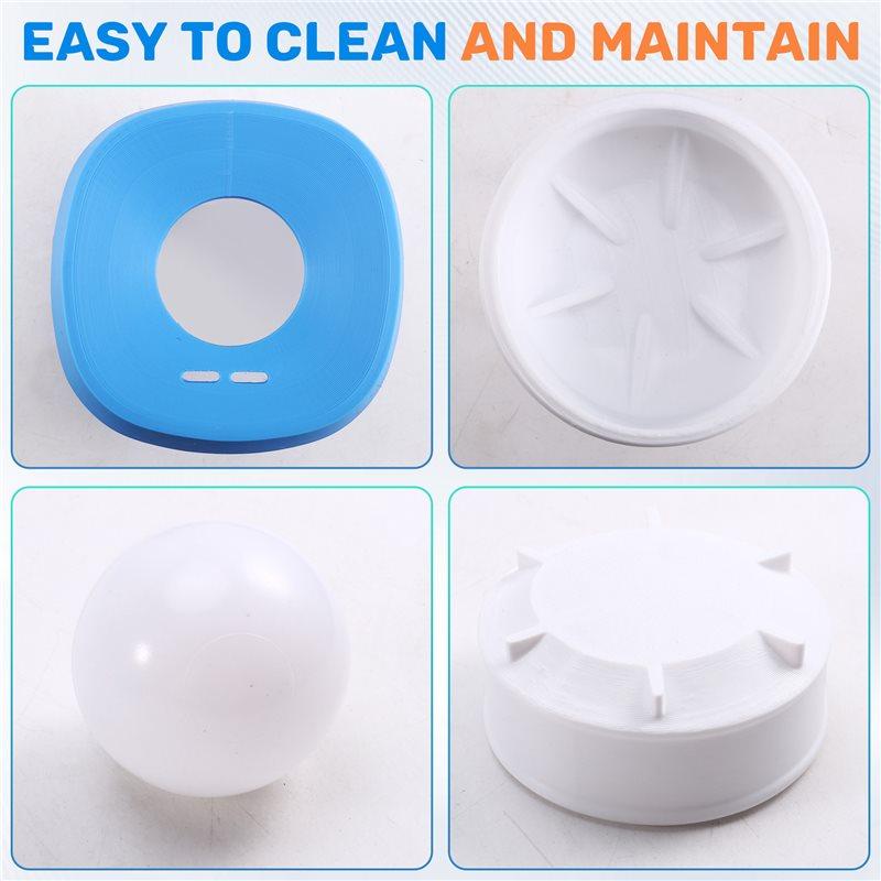 ABBP-Slow Feeder Dog Bowl For Liquid Treats, Anti-Slip With Entertaining Ball, Ideal For Dietary Supplements