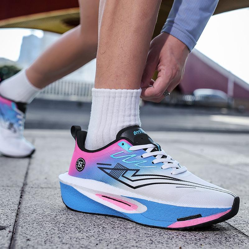 Autumn and winter foreign trade running shoes men's student sports shoes ultra-light shock-absorbing running shoes women's 7Pro Jueying Feidian 5C li