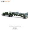Tuoyi XCARTOYS alloy car model toy car Hongqi 2 ground to air missile transport vehicle Realistic appearance decoration collecti