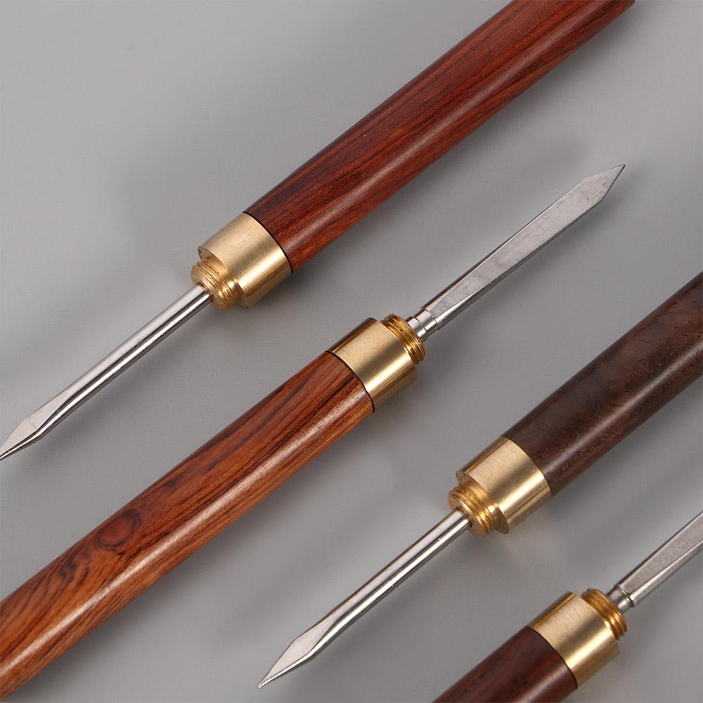 Professional Sandalwood Stainless Steel Puerh Tea Tools Tea Cutter Tea Needle Teaware