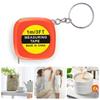 Tape Measure 1m Pocket Size Measuring Tool with Double Scale Portable Plastic Shell Auto Retractable