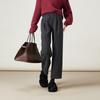 Simple Commuting Thick Straight Leg Pants for Women In Winter 2025
