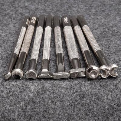 Leather Carving Printing Manual DIY Leather Alloy Printing Tools Special Printing Tools for Carving and Knocking Flowers K536
