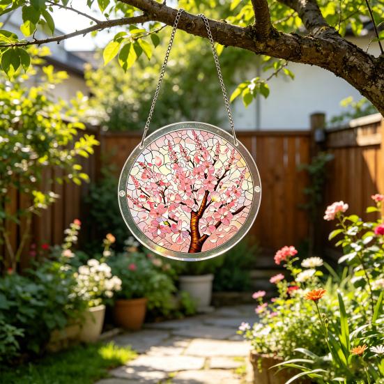 Acrylic Puzzles Suncatcher 83 Style Window Hanging Pieces Stained Glass Ornament DIY Jigsaw