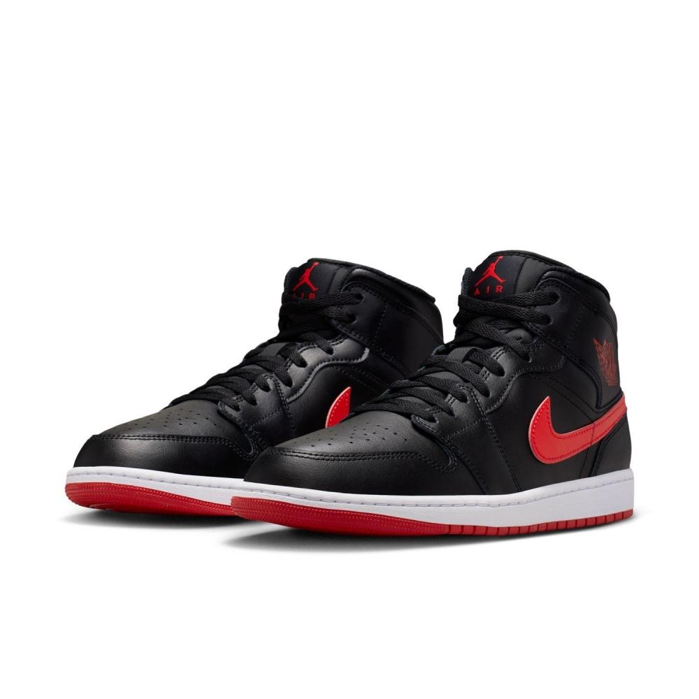 Nike Air Jordan 1 Mid Sneakers 005black Unvred Mdq8426