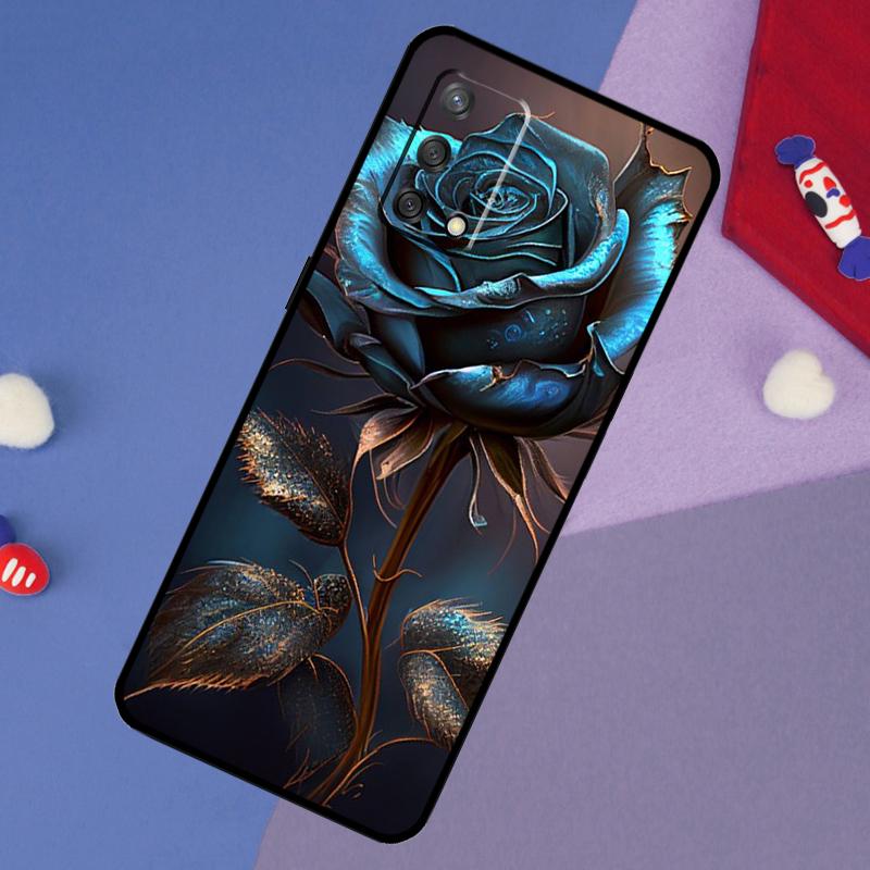 Rose Flower Floral Case For Oppo A17 A60 A40 A80 A16 A76 A96 A98 A58 A78 A18 A38 A57 A74 A54 A94 A15 A5 A6 Pro