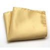 Luxury Men's Handkerchief Plaid Solid Color Hankies Polyester Hanky Business Pocket Square Chest Towel 21*21CM