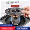 Universal Bathroom Drain Deodorizer, Anti-Odor Device for Toilet Sewer, Anti-Backflow Odor Solution, Drain Pipe Sealing Cover, Filter Mesh Core