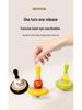 Customizable Children's Nostalgic Beech Wood Spinning Top Set
