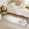 Irregular Cartoon Animal Carpet Thickened Bedside Rug New Cat Floor Mat  Coffee Table