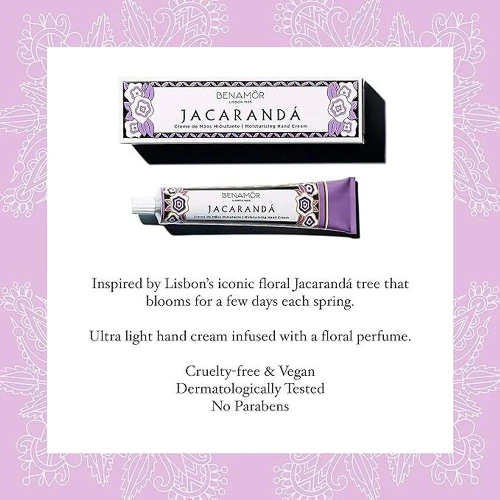 Benamor Jacaranda Floral Hand Cream 30ml Vegan