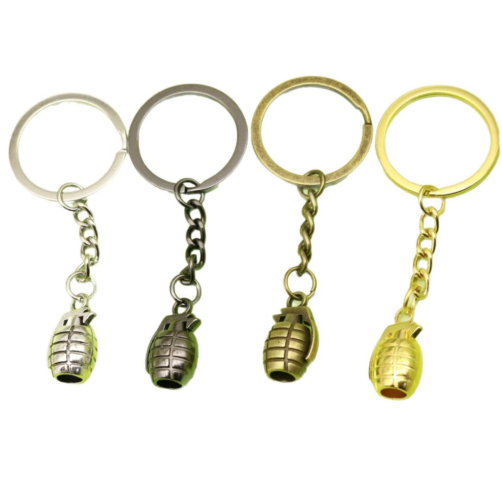Foreign Trade Hot-Selling Jewelry Grenade Keychain Pendant
