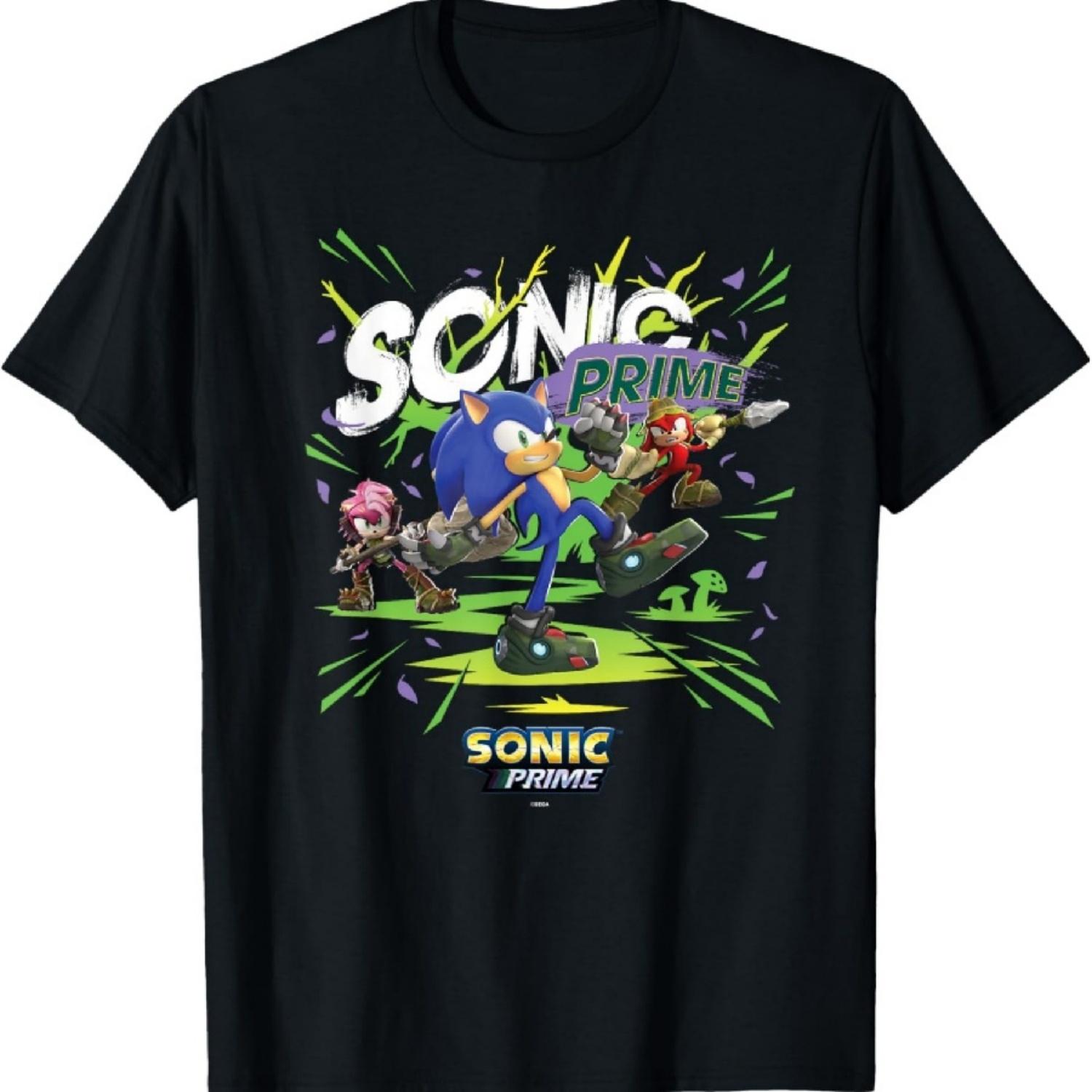 

Sonic the Hedgehog, Sonic Prime - Boscage Maze Trio T-Shirt XXXXXL різнокольоровий