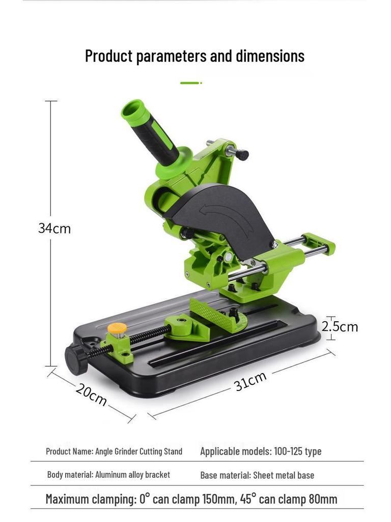 Pull Rod Type Angle Grinder Stand for Polisher and Cutting Machine Modification